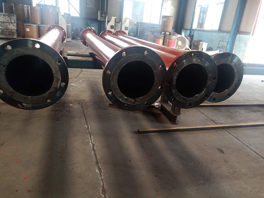 耐磨管道成品展示，工廠生產現場實景(圖8)